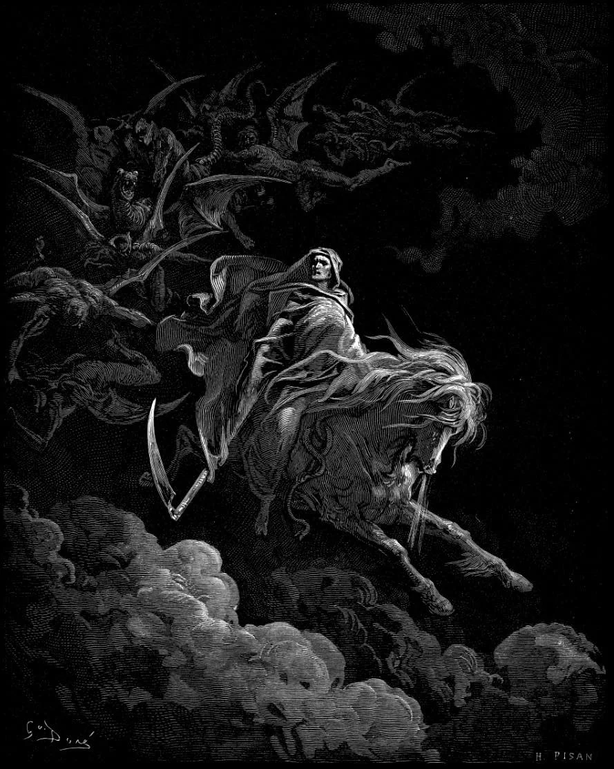 Gustave Doré — Death on a Pale Horse, from Revelation